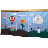 Snuggle Windmill Underbed Curtains